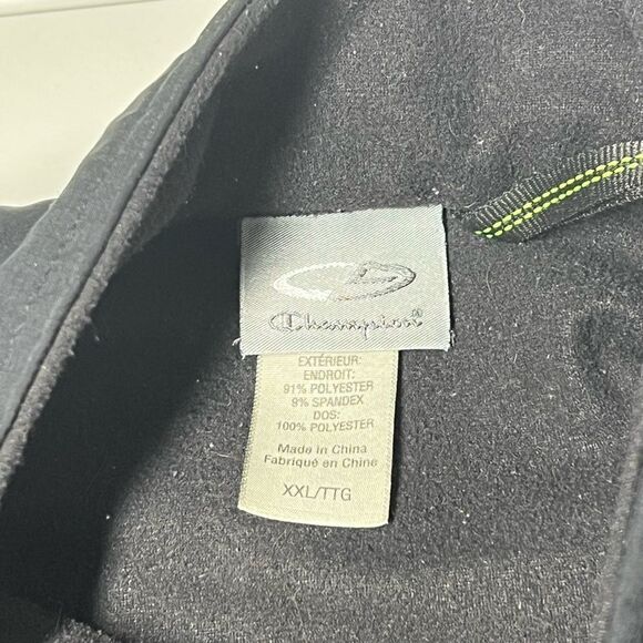 Champion Venture Dry Men’s Jacket Full Zip 3 Pockets Black Size XXL - Picture 6 of 10